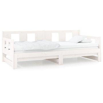 

Výsuvná postel bílá masivní borovice 2× (90 × 200) cm, 820283