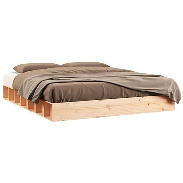 

Rám postele 200 × 200 cm masivní dřevo, 820656