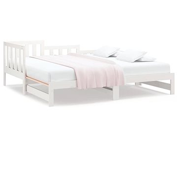 

Výsuvná postel bílá 2× (90 × 200) cm masivní borovice, 820742