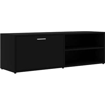 

TV stolek černý 120x34x37 cm dřevotříska