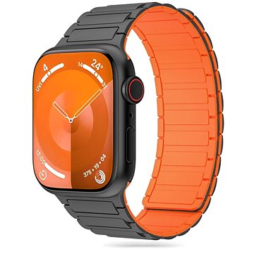 

Tech-Protect Iconband Magnetic pro Apple Watch 42/44/45/49mm, titanium/orange