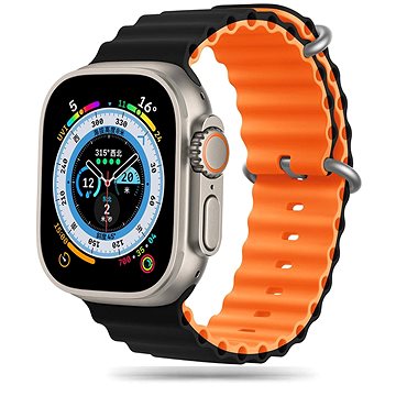 

Tech-Protect Iconband Pro pro Apple Watch 42/44/45/49mm, black / orange
