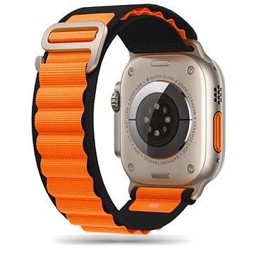

Tech-Protect Nylon pro Apple Watch 42/44/45/49mm, black / orange