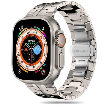 

Tech-Protect Stainless Line pro Apple Watch 42/44/45/49mm, titanium