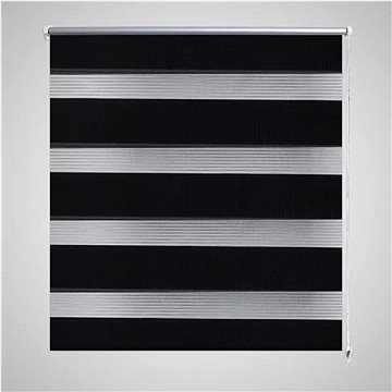 

Roleta den a noc / Zebra / Twinroll 90x150 cm černá