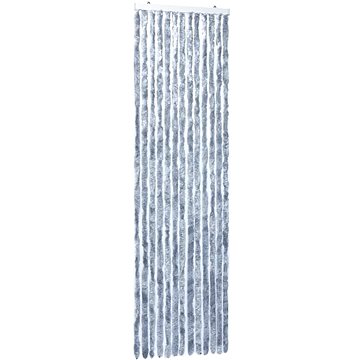

Závěs proti hmyzu stříbrný 56 x 185 cm Chenille