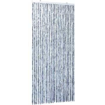 

Závěs proti hmyzu stříbrný 100 x 220 cm Chenille