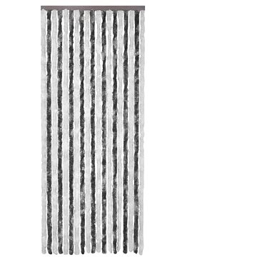 

Závěs proti hmyzu šedý a bílý 90 x 220 cm Chenille