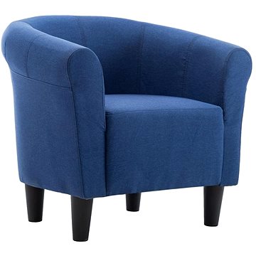 

Křeslo modré textil