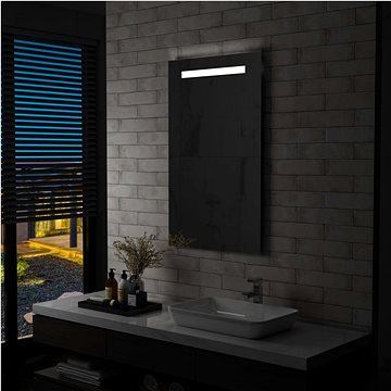 

Koupelnové nástěnné zrcadlo s LED osvětlením 60 x 100 cm