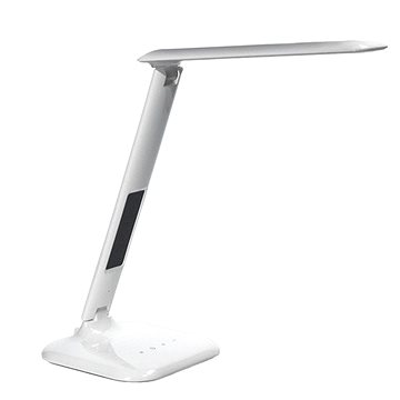 Solight LED stmívatelná stolní lampička s displejem, 6W, volba teploty světla.