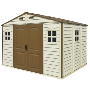 

DURAMAX Domek zahradní WOODSIDE, béžový 215 × 313 × 234 cm