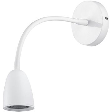 LED nástěnná lampička, stmívatelná, 4W, 280lm, 3000K, bílá