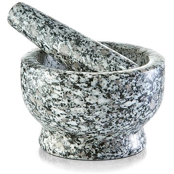 

Zeller, Kuchyňský Hmoždíř GRANIT s paličkou, šedý, 13×8 cm