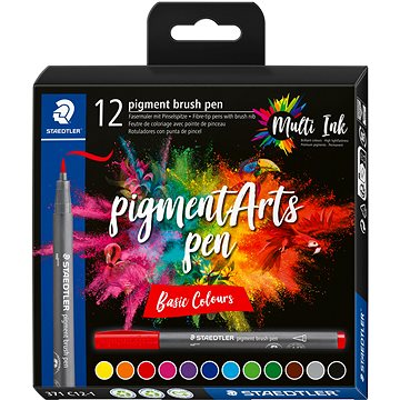 

STAEDTLER 371 Brush marker Basic, 12 barev