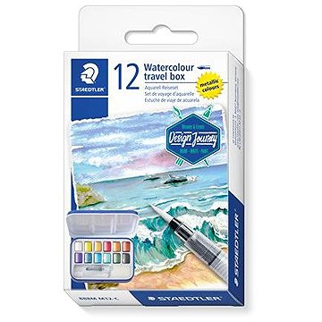 STAEDTLER Design Journey 12 metalických barev