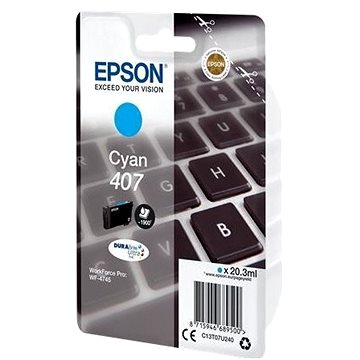

Epson T07U240 č.407 azurová