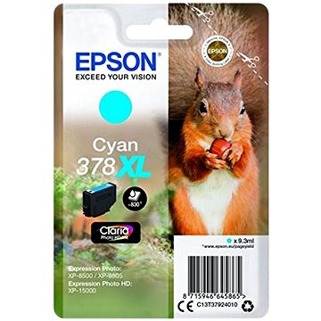 

Epson T3792 č.378XL azurová