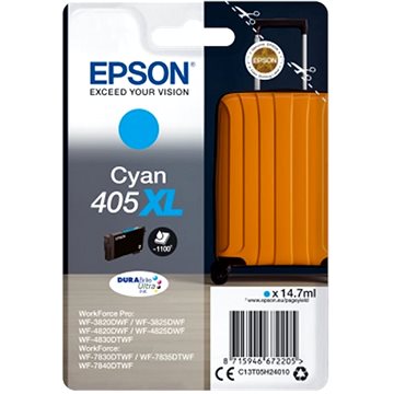 

Epson 405XL azurová