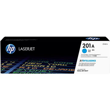 

HP CF401A č. 201A azurový originální