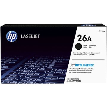 

HP CF226A č. 26A černý originální