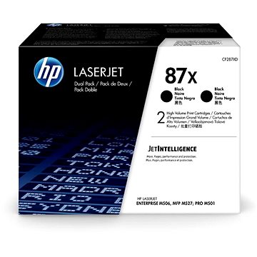

HP CF287XD č. 87X Dual Pack černý 2ks originální