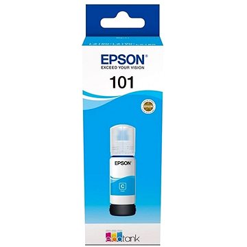 

Epson 101 EcoTank Cyan ink bottle azurová