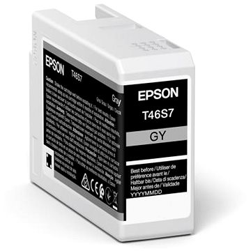 

Epson Singlepack Gray T46S7 UltraChrome Pro 10 ink 25ml