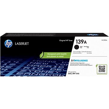 

HP W1390A č. 139A černý originální