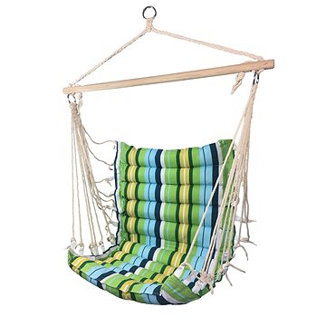 

SEDCO Závěsné křeslo Relax zelená/modrá