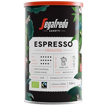 Segafredo Zanetti Espresso Organico, mletá, 250g