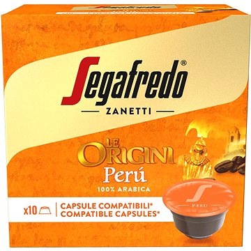

Segafredo Le Origini Peru kapsle DG 10 porcí