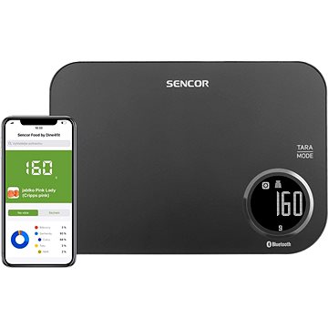 

SENCOR SKS 7078BK Chytrá kuchyňská váha