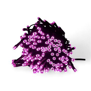 

Vnitřní vánoční řetěz 14 m 140 led, růžový, 8 programů