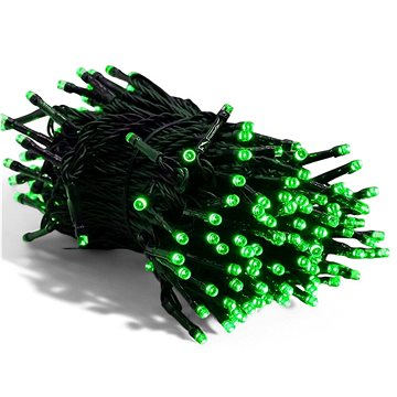 

Vnitřní vánoční řetěz 14 m 140 led, zelený, 8 programů