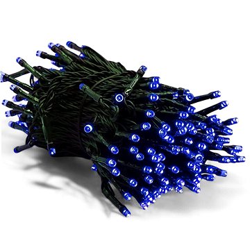 

Vnitřní vánoční řetěz 25 m 250 led, modrý, 8 programů