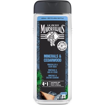 

LE PETIT MARSEILLAIS Minerály a cedrové dřevo 4 v 1 400 ml