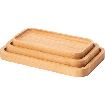 

Siguro Sada servírovacích talířků Bamboo, 3 kusy