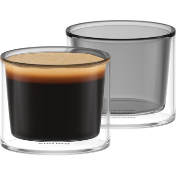 

Siguro Sklenice z dvoustěnného skla Elegance, 140 ml, 2ks