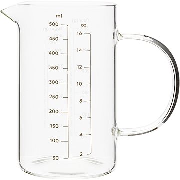 

Siguro Skleněná odměrka s nálevkou Baker, 0,5 l