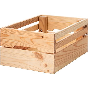 

Siguro Úložný box z borovicového dřeva PineBox, 23 x 31 x 15 cm, 10,7 l