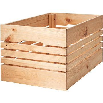 

Siguro Úložný box z borovicového dřeva PineBox, 31 x 46 x 25 cm, 35,6 l