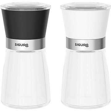 

Siguro Souprava mlýnků na pepř a sůl Black & White