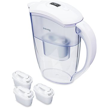 

Siguro Filtrační konvice Pure Flow Essential, konvice + 3 filtry v balení