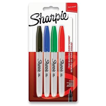 

SHARPIE Fine, 4 základní barvy