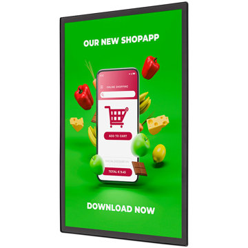 

Showdown Displays Magnetický plakátový rám Slim A1 černý