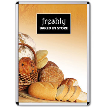 

Showdown Displays Klaprám 700 × 1000 mm, oblý roh, profil 32 mm