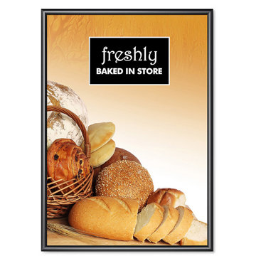 

Showdown Displays Klaprám 700 × 1000 mm, ostrý roh, profil 25 mm, barva RAL 9005 černá