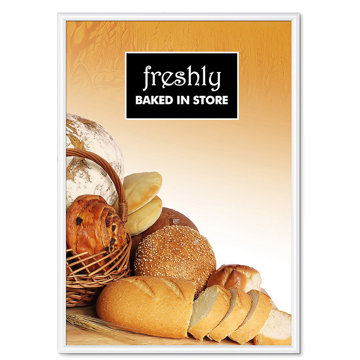 

Showdown Displays Klaprám 700 × 1000 mm, ostrý roh, profil 25 mm, barva RAL 9003 bílá