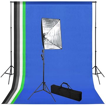 

SHUMEE Foto studio set s fotopozadím a softboxem